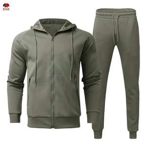 Chándal de Diseño Personalizado para Hombre, Tejido de Secado Rápido, Antiarrugas, Corte Regular, Ropa Casual, Talla Grande - Product Image 3