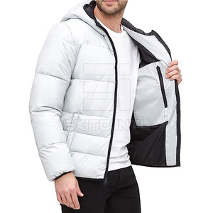 Vestes matelassées pour hommes à prix de gros, manches longues, col montant, respirantes, écologiques, style urbain, personnalisables pour adultes - Product Image 5