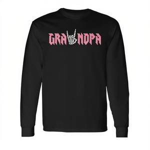 Maglietta promozionale a maniche lunghe per il compleanno di due anni del nonno di 'Bad Two the Bone' - Product Image 3