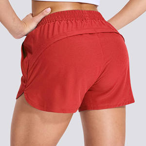 Pantalones cortos de playa informales con logotipo personalizado para mujer, ropa de calle para gimnasio, correr, Fitness, pantalones cortos deportivos, Material de algodón, 2025 - Product Image 6