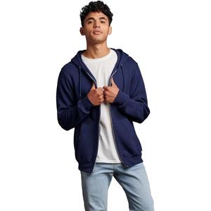 Sweat-shirts à capuche en molleton 100% coton pour hommes, cordon de serrage, automne, broderie unie, logo personnalisé, vente en gros à bas prix - Product Image 2