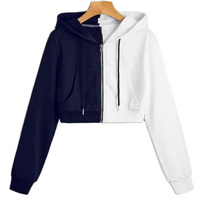 Hoodie court d'hiver pour femme, 100 % coton, manches longues, ajustable, qualité supérieure, style streetwear, NURAK 2025 – Meilleures ventes - Product Image 1