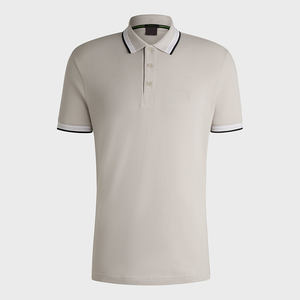 Polos de alta calidad 100% algodón para hombre, impresión personalizada, bordado en blanco liso, logotipo OEM, polos para hombre - Product Image 1