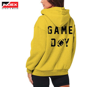 Personalizado de los hombres 100% de algodón blanqueado Baggy Streetwear Sudadera con capucha de gran tamaño Drop Shoulder Recortada Diseño Heavyweight Terry Fabric Otoño - Product Image 4