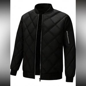 2026แจ็คเก็ตบุขนแกะสำหรับผู้ชาย, เสื้อแจ็กเก็ตเบสบอลดีไซน์ใหม่ผ้าแคนวาสหนาสูงมีซิปยาวฤดูใบไม้ร่วงฤดูหนาว - Product Image 5