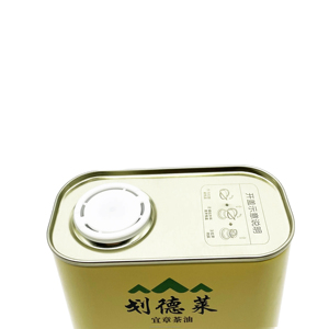 Customized Logo Food Grade 1L Rectangle Tinplate Olive Oil <b>Metal</b> <b>Tin</b> Can with Offset Printing - Product Image 6