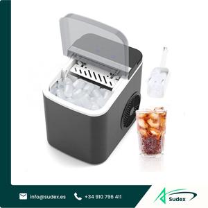 Máquina de Hielo Portátil Eléctrica Pequeña para Encimera, Mini Máquina de Hacer Bolas de Hielo de Plástico, Diseño Compacto, Bajo Ruido, para Cocina y Hogar - Product Image 2