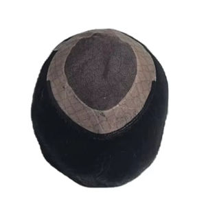 Taz Hair BD, Sistema Capilar Masculino con Peluca de Cabello Humano Remy Indio Estilo Yaki, Trama Única para Encaje - Product Image 1