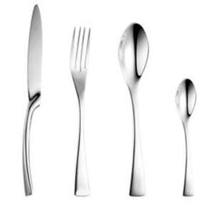 Ensemble de couverts en acier inoxydable élégant conçu pour les dîners formels et les repas de tous les jours avec des matériaux de qualité durables - Product Image 4