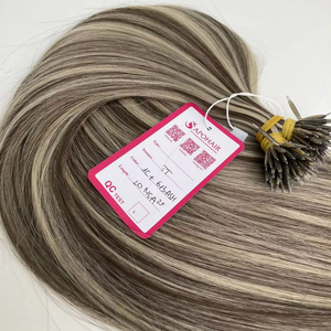 Venta al por mayor 100% Extensiones de Cabello Humano Liso Natural Vietnamita Sin Procesar Extensiones de Doble Dibujado Nanoring - Product Image 1