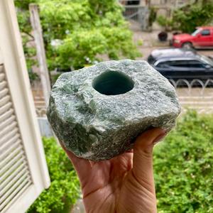 Candelabros de mezcla de sodalita de cuarzo rosa de cuarzo verde para decoración del hogar para festividades de Navidad - Product Image 3