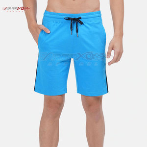 Pantalones cortos informales de color sólido para hombre con cintura media de algodón suave hasta la rodilla-para tela de lona de verano - Product Image 1