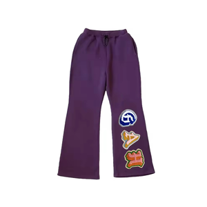 Pantalon de survêtement évasé unisexe Pantalon de survêtement évasé taille extensible Commande en gros Pantalon de survêtement évasé - Product Image 1