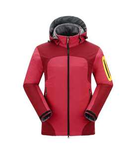 Traje de escalada de montaña con forro polar a prueba de viento para exteriores, conjunto de 2 piezas de moda, chaqueta desmontable para Otoño/Invierno, venta al por mayor personalizada - Product Image 4