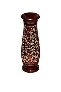 Florero de madera para Decoración de mesa Ideal Diwali regalo decoración del hogar maceta para flores artificiales - Product Image 5