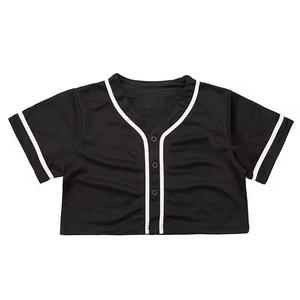 Maillot de baseball court pour femme de haute qualité, vêtement adulte confortable, respirant, séchage rapide, motifs personnalisables - Product Image 2