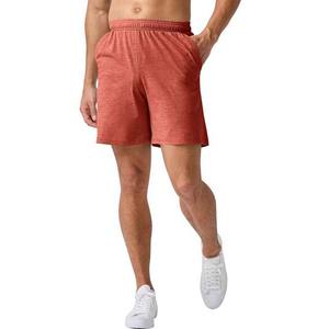 Pantalones cortos de cintura elástica de verano para hombre, estilo de calle, Color sólido con bolsillo, ropa de hombre, ropa deportiva transpirable de algodón corto 2025 - Product Image 6