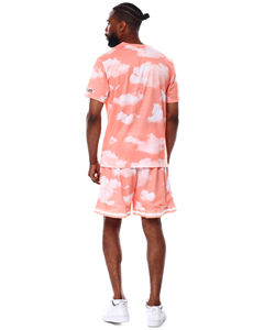 Summer New Men Casual Shorts Sets Short Sleeve T Shirt Shorts Set Custom Clothing 2 Pieces Set - Product Image 3