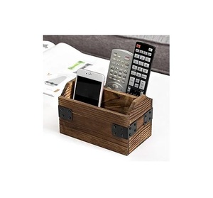 Caddy de madera con Mango integrado y aspecto vintage, ideal para la organización de salas de manualidades o piezas de exhibición decorativas - Product Image 1