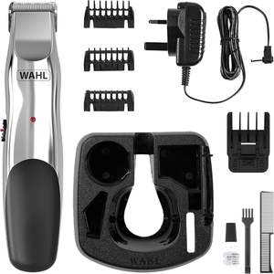 Juego de Recortador de Barba y Cabello Recargable por USB, Cuchillas de Acero Inoxidable, Resistente al Agua y Lavable, Fuente de Alimentación Eléctrica para Uso Doméstico - Product Image 3