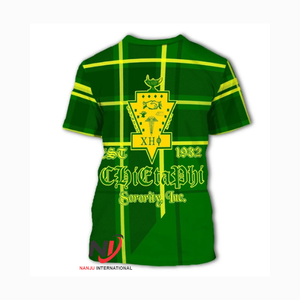 Camisetas de manga corta de Color sólido para mujer Chi Eta Phi nuevos diseños nuevo verano 100% algodón camisetas de manga corta de moda - Product Image 6