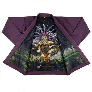Alta calidad transpirable secado rápido Tatami puntadas impreso Jiu Jitsu Kimono hecho a medida brasileño BJJ Gi ropa de artes marciales - Product Image 3