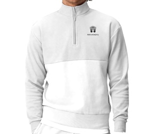 ... Jersey Quarter ZIP para golf hecho de tela elástica diseñado para movimiento activo en curso o entrenamiento con transpirable - Product Image 2