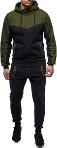 2025 OEM Brand <b>Tracksuits</b> Men Plain Sweat Suit Heavy Weight Cotton Sweatsuit Fleece <b>Tracksuit</b> Set For Men - Product Image 6