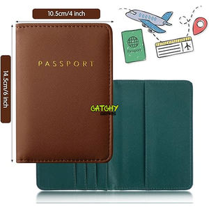 Blocage de passeport organisateur Sublimation passeport couverture blancs voyage personnalisé porte-passeport - Product Image 3