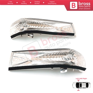 BSP908 2 ชิ้น ไฟเลี้ยวกระจกมองข้างสีขาว รุ่น R+L 71765449 71765377 สำหรับ Doblo 2 Combo D - Product Image 2