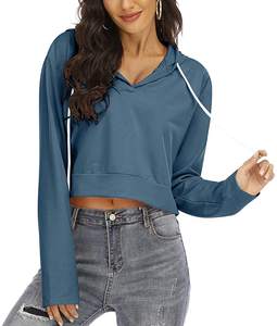 Haut court à manches courtes et col ras du cou pour femme, vêtement estival et Sexy avec Logo personnalisé - Product Image 1