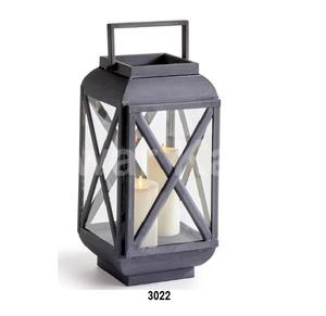 Nuevo diseño directo de fábrica personalizado al aire libre decorativo latón y linterna de vidrio - Product Image 3