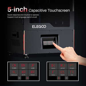 Para Impresora 3D Automática ELEGOO Jupiter 6K, Resina para Laboratorio 3D, Aplicaciones Dentales, Industriales, de Joyería, Pantalla LCD SLA DLP PLA - Product Image 6