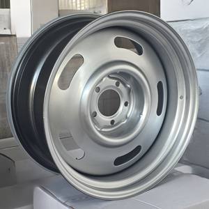 Nuovo Cerchio Rally Argento da 20 Pollici 20x8 20x9 20x10 PCD 5x108 5x114.3 5x120.65 5x127 5x139.7 6x139.7 Cerchio Classico in Acciaio - Product Image 3