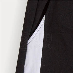 Shorts de bain décontractés pour hommes, taille mi-haute, 100 % coton, couleur unie, légers, respirants, séchage rapide, pour activités de plein air - Product Image 4