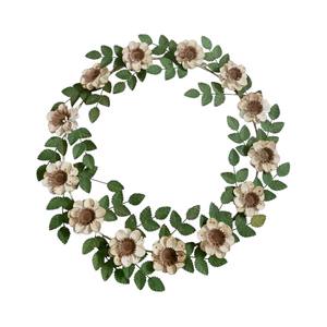 Decoración del hogar Guirnalda de Navidad Guirnalda colorida Marcos modernos Adornados específicamente con hojas Guirnalda de Navidad para la decoración del hogar - Product Image 1