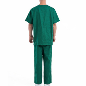 Uniformes de médico de manga corta con cuello en V, Tops, pantalones de bolsillo, conjunto de ropa para hombres, uniforme de Mejor Tarifa - Product Image 2