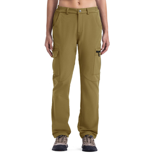 Pantalon softshell durable pour femme, élégant pantalon coupe-vent imperméable et respirant pour la randonnée en plein air, le trekking - Product Image 1