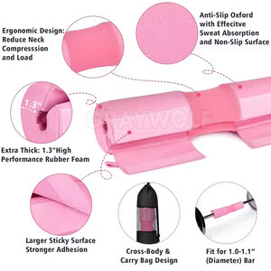 แผ่นบาร์เบลโฟมสำหรับยกน้ำหนักและรองรับไหล่ในการฝึกยิม - Product Image 3