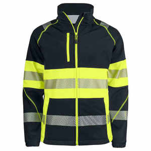 Veste de sécurité d'hiver à capuche haute visibilité pour les travaux de construction, respirante, imperméable, réfléchissante, unisexe - Product Image 1