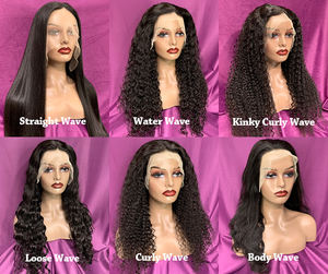 Perruque brésilienne sans colle 13x6 HD brute non traitée pour cheveux de bébé à cuticules frontales alignées avec vague de corps pour femmes noires de qualité supérieure - Product Image 2