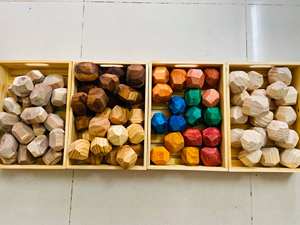 Pierres d'équilibrage Tumi Ishi empilable en bois petit Viet Delta Tumi Ishi blocs empilage en bois roches fabricant Vietnam ANGLE - Product Image 2