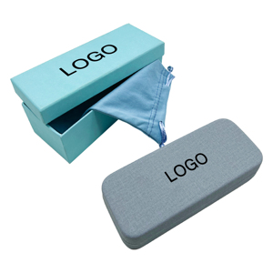 ชุดกล่องแว่นตาแบบแข็งพิมพ์โลโก้ได้ตามต้องการแพ็กเกจกระดาษวัสดุเหล็ก - Product Image 5