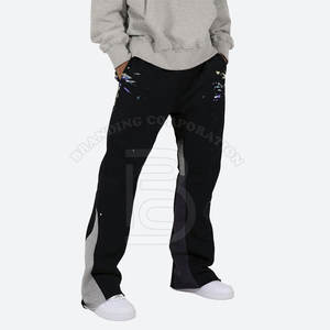 กางเกงวอร์มผู้ชายกางเกงวอร์มขาบานสำหรับฤดูหนาว - Product Image 4