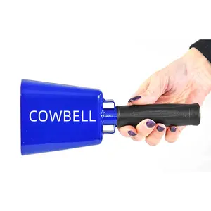 Üreticileri tedarikçisi Metal Cowbell davul püskürtme yaratıcı Cowbell parti dekorasyon gürültü yapımcıları Cowbells