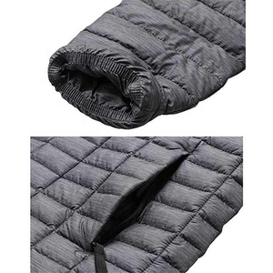 Top marque doudoune nouveau hiver coupe-vent 100% Nylon chauffé hommes noir rembourré vestes - Product Image 6