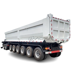 U字型油圧シリンダーリアダンプティッピングティッパー鉄砂鉱石ダンパーボックスバン半トレーラー - Product Image 6