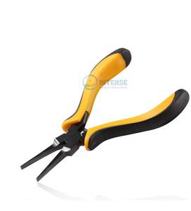 Alicates Profesionales de Punta Plana de Acero al Carbono de 5 Pulgadas, Mandíbula Lisa, para Fabricación de Pulseras, Joyería Fina, Manualidades, Herramientas de Bricolaje INTENSE - Product Image 1