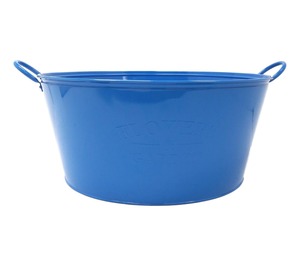 Maceta de Metal galvanizado con asas, maceta decorativa rústica para jardín, uso doméstico, contenedor redondo duradero, plantas al aire libre - Product Image 3