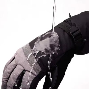 Gants de ski d'hiver pour hommes de haute qualité, coupe-vent et imperméables, en cuir de haute qualité, chauds pour la neige hivernale. - Product Image 3